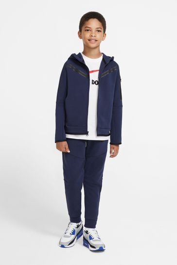 Buy Nike Navy Tech Fleece Joggers from Next Luxembourg