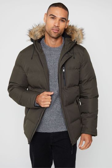 Mens puffer sales parka jacket
