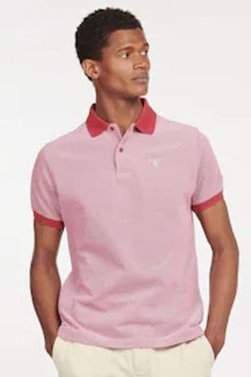 Barbour® Raspberry Mens Sports Polo Shirt