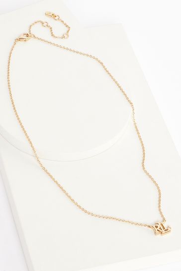 Ralph lauren gold necklace discount