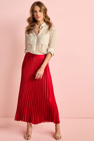 Red skirt next top