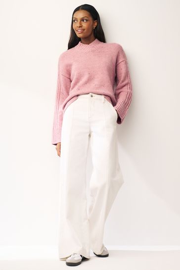 Blush pink top jumper