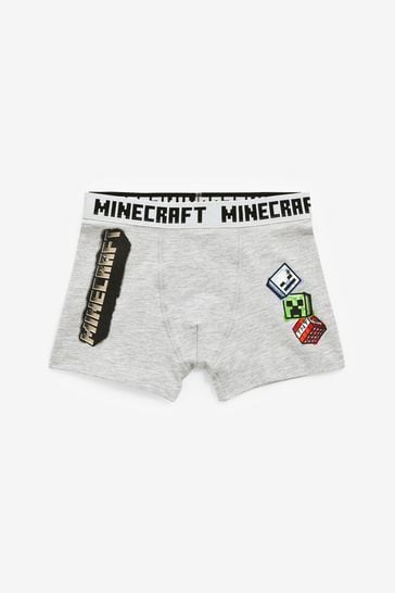 Buy Black/Grey/Red Minecraft Trunks 3 Pack (3-16yrs) from Next USA