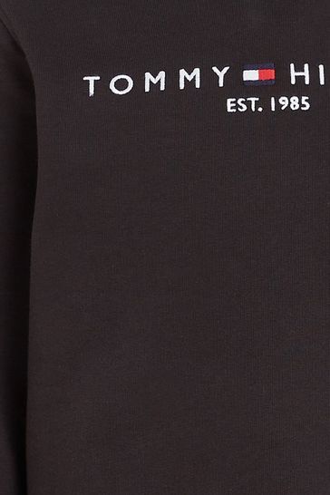 Buy Tommy Hilfiger Essential Black Sweatshirt from Next Luxembourg