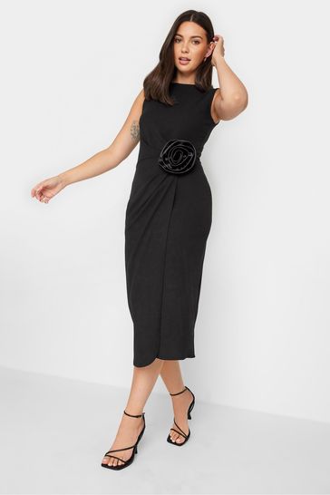 Long Tall Sally Black Corsage Dress