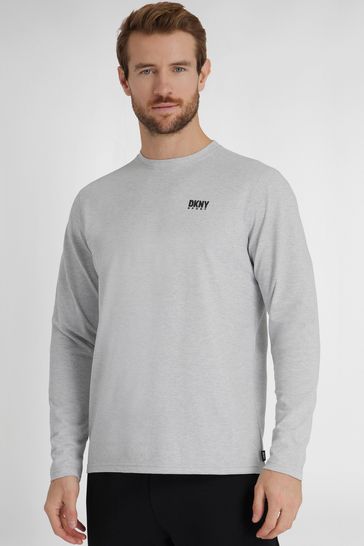 DKNY Sports Silver Rumford Long Sleeve T-Shirt