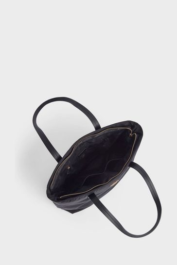 Nylon tote sales bag with zipper