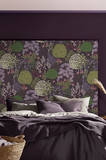 Graham & Brown Purple Fable Plum Wallpaper