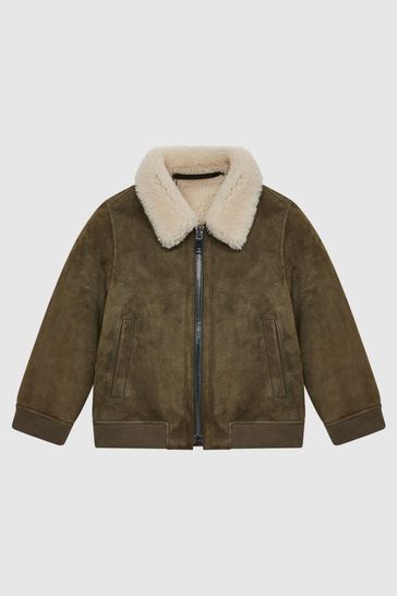 Reiss shearling jacket online