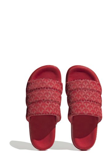 adidas originals Red Adilette Essential Slides