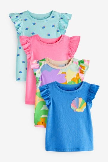 Bright Vests 4 Pack (3mths-7yrs)