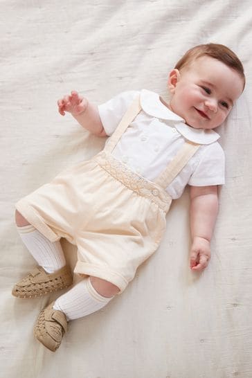 Baby shirt and deals shorts set