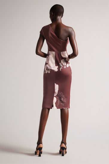 Ted baker asymmetric bodycon dress 2025
