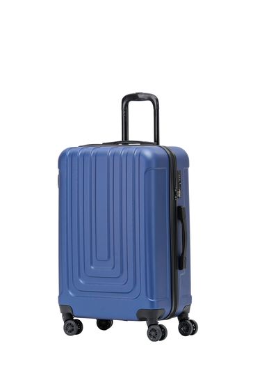 Flight Knight Medium Hardcase Lightweight Check In Suitcase With 4 Wheels