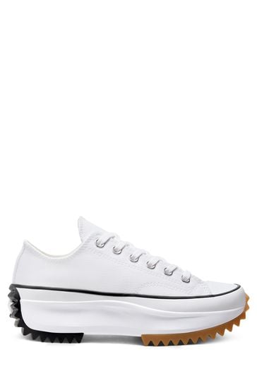 Converse White Run Star Hike Low Trainers