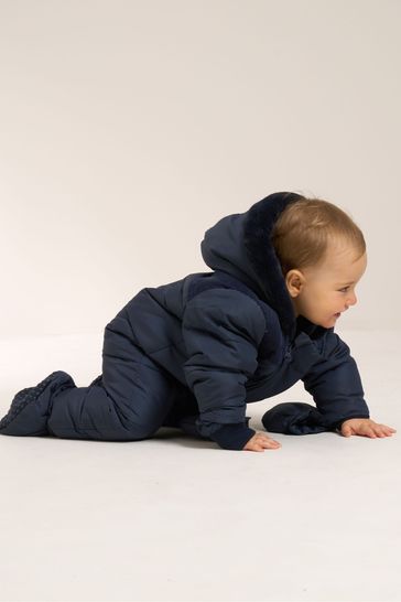 Buy Truly Baby Midnight Blue Snowsuit from Next Denmark