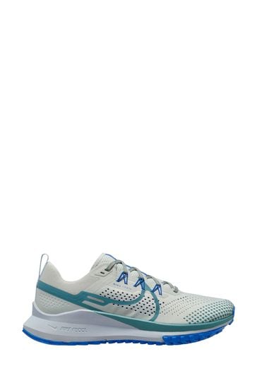 Blue and top white nike trainers