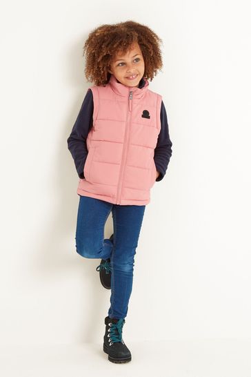 Tog 24 Kids Pink Swain Padded Recycle Fill Gilet