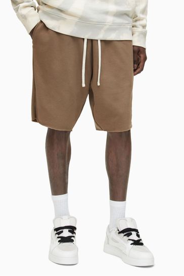 AllSaints Brown Helix Sweat Shorts