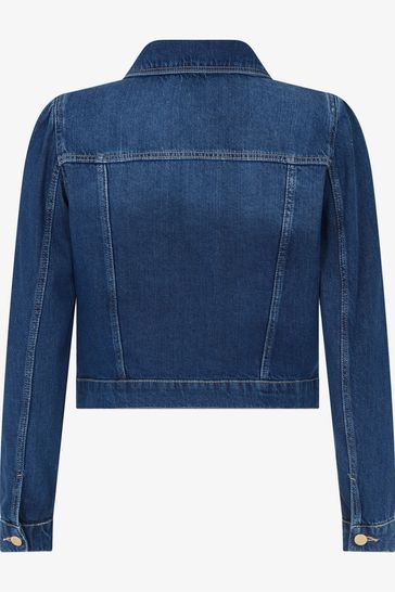 Buy Mint Velvet Blue Fray Denim Jacket from Next Croatia