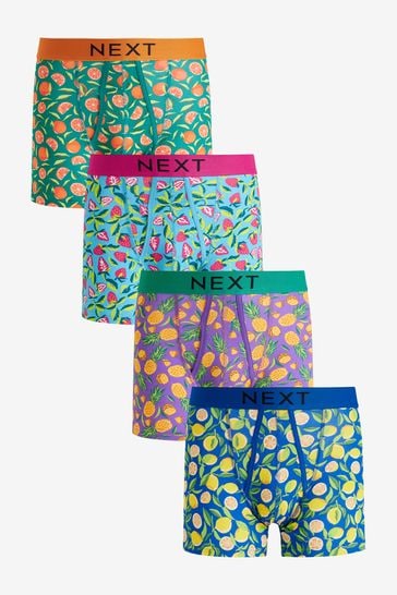 Fruit Print 4 pack A-Front Boxers