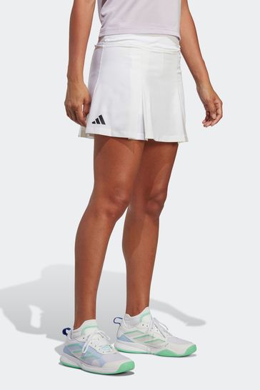 adidas White Tennis Club Pleated Skirt