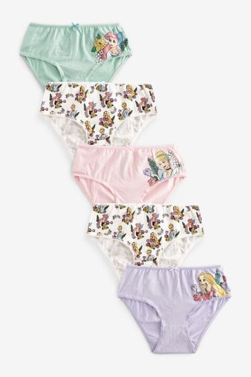 Buy Disney Princess Briefs 5 Pack (1.5-10yrs) from the Laura