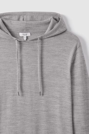 Reiss grey online hoodie