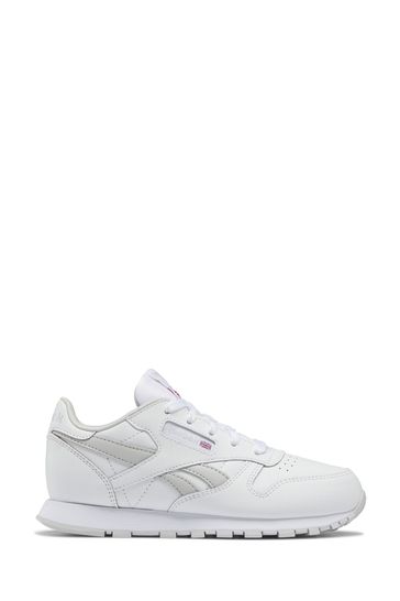 Reebok Kids Classic Leather White Trainers