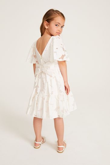 Ted baker white dress with birds hot sale