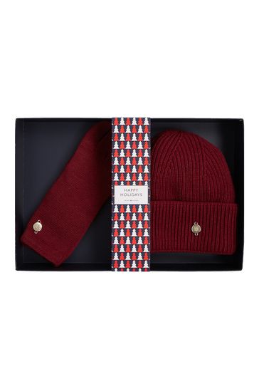 Tommy hilfiger hat scarf and gloves hotsell