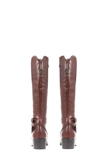 Jones Bootmaker Ladies Brown Long Smart Boots