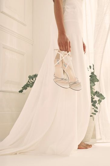 Buy Ivory Ivory Forever Comfor Wedding Jewel High Bridal Heels from Next Denmark