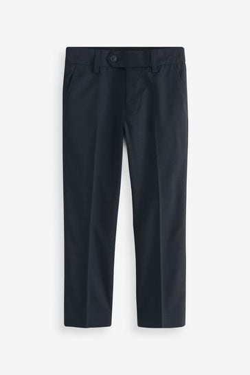 Navy Blue Premium Wool Suit: Trousers (4-16yrs)