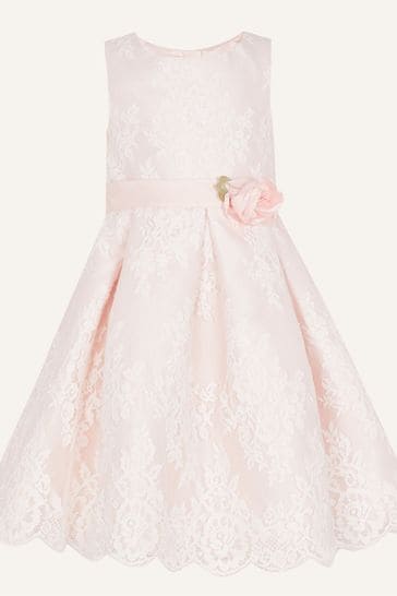 Buy Monsoon Pink Lola Lace Dress from Next Ireland