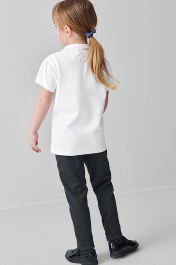 Buy Clarks Girls School Short Sleeve Polo Shirts 2 Pack