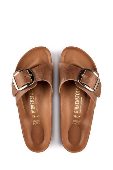 Madrid big outlet buckle oiled leather
