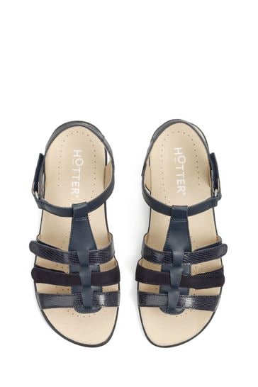 Hotter Sol Touch Fastening Wide Fit Sandals