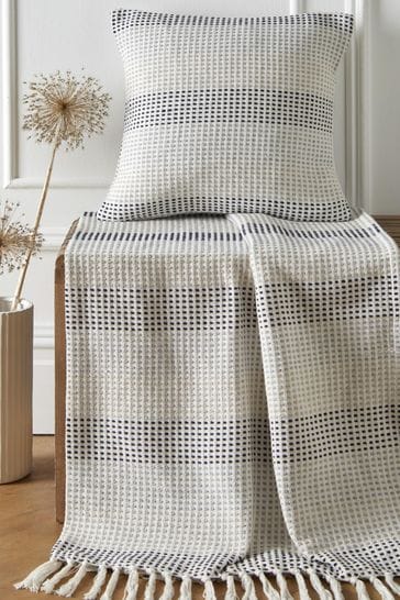 Appletree Blue Reva Cotton Bedspread