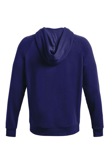 Buy Under Armour Blue Rival Fleece Zip Hoodie from Next Luxembourg