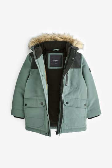 Next green parka new arrivals
