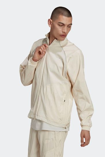 adidas Originals White Reveal Material Mix Track Top