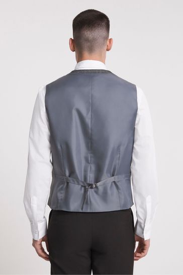 Buy Jacamo Grey Pow Check Waistcoat from Next Ireland