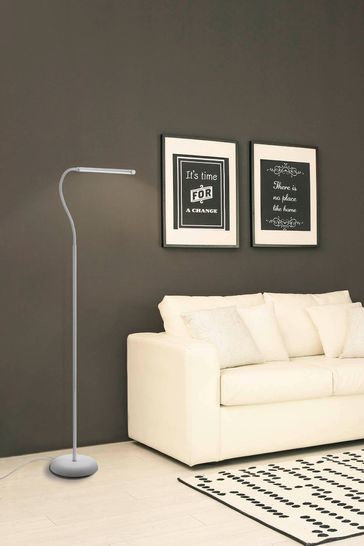 Eglo White Laroa LED Touch Floor Lamp