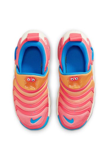 Buy Nike Coral Pink Dynamo GO SE Junior Easy On Off Shoes from