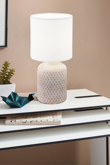 Eglo Cream/White Bellariva Table Lamp