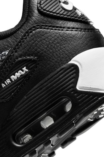 Nike Black Air Max 90 Youth Trainers