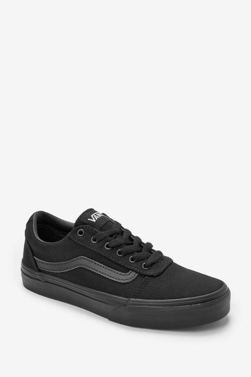 Van hotsell black trainers