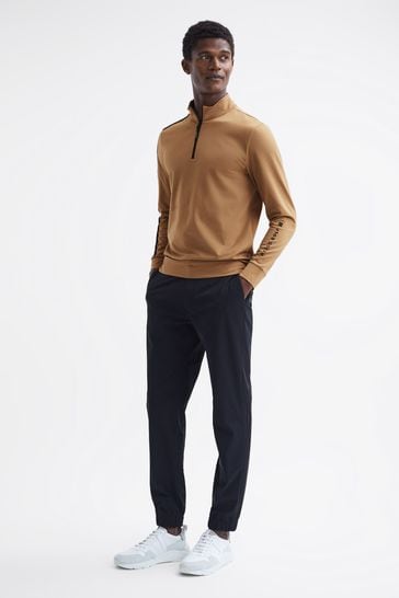 Buy Reiss Camel Kings Half Zip Golf Top from Next Australia
