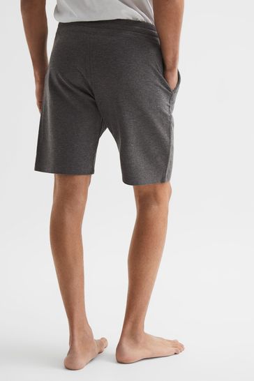 Dark grey jersey shorts store